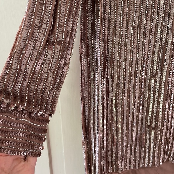 Show Me Your Mumu Tan Roscoe Sequin & Beaded Dress - Picture 10 of 11